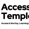 Accessibility Icons with Accessible Temple. Access is the Key. Learning is the Destination.